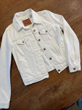 Levi's White Denim Jacket